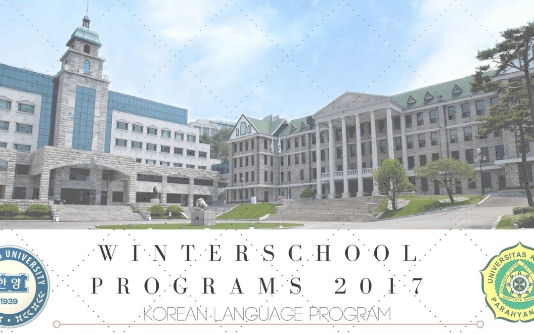 Winter School Program: Language Program (October 2016)