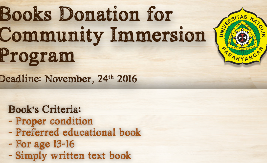 Book Donation (November 2016)