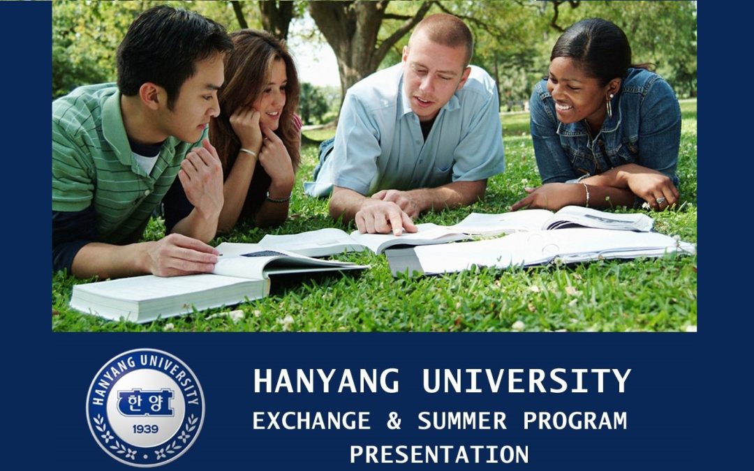 Hanyang University Presentation (March 2017)