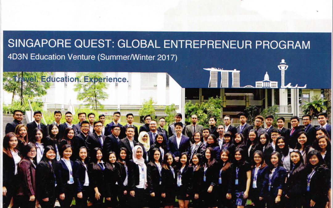 SINGAPORE QUEST : GLOBAL ENTREPRENEUR PROGRAM (March 2017)
