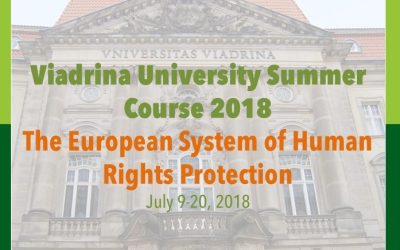 European University Viadrina Summer Course 2018