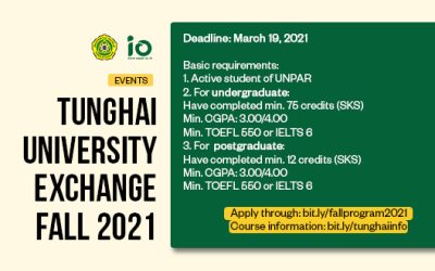 Tunghai University Exchange Fall 2021