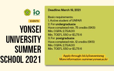 Yonsei Summer School 2021