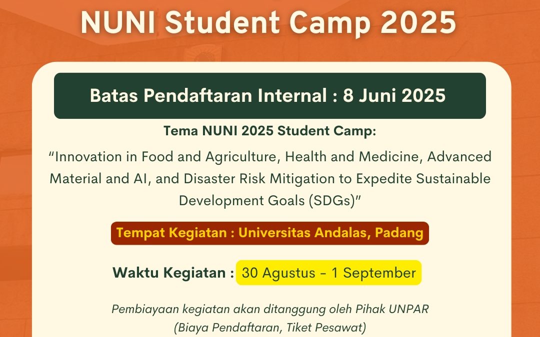 [Open for Application] – NUNI Student Camp 2025